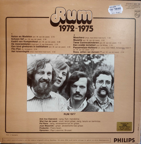 Rum (2) : Rum 1972 - 1975 (LP, Comp)