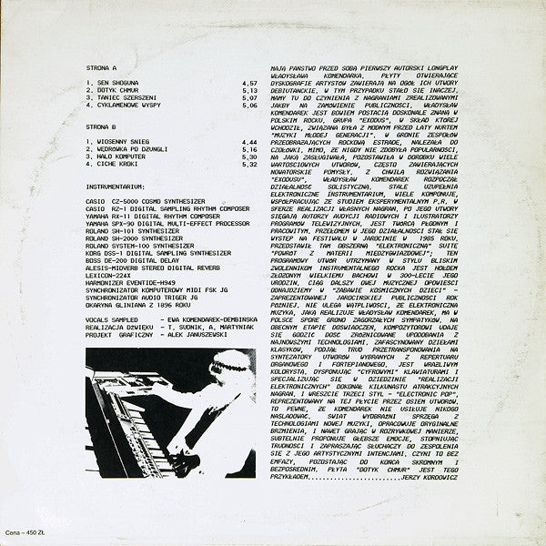 Władysław Komendarek : Dotyk Chmur (LP, Album)