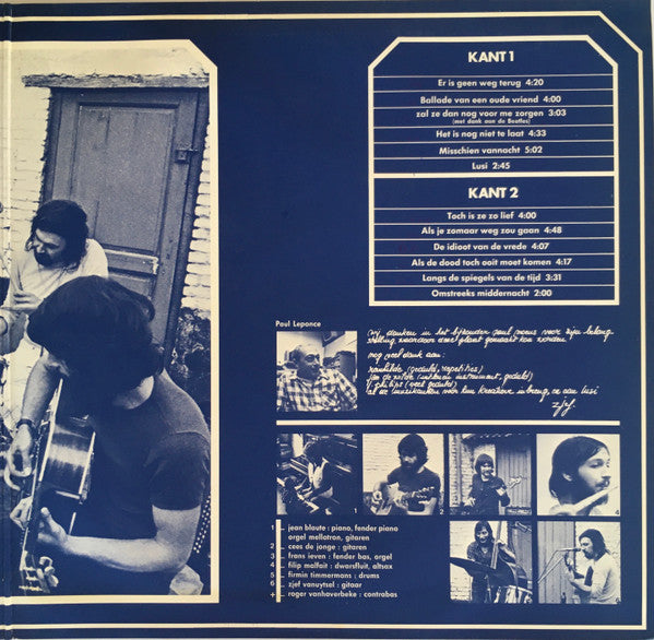 Zjef Vanuytsel : Er Is Geen Weg Terug (LP, Album, Gat)