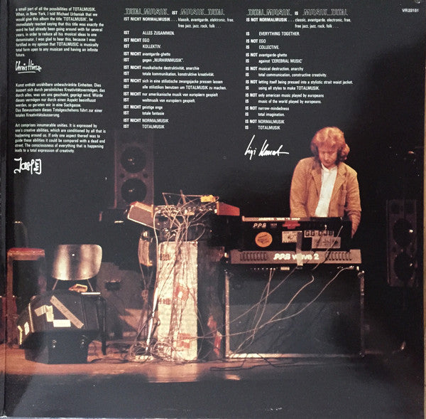 Siegfried Schwab / Chris Hinze / Jasper Van't Hof : Total Musik (LP, Album)