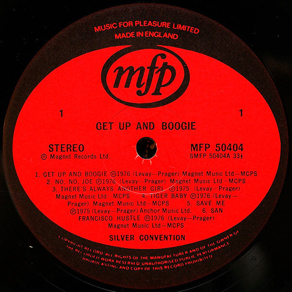 Silver Convention : Get Up And Boogie (LP, Comp)