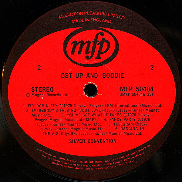 Silver Convention : Get Up And Boogie (LP, Comp)