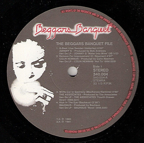 Various : The Beggars Banquet File (LP, Comp)