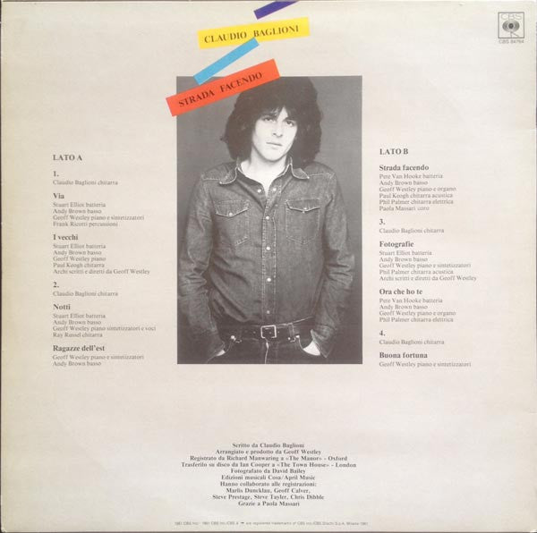 Claudio Baglioni : Strada Facendo (LP, Album, RP)