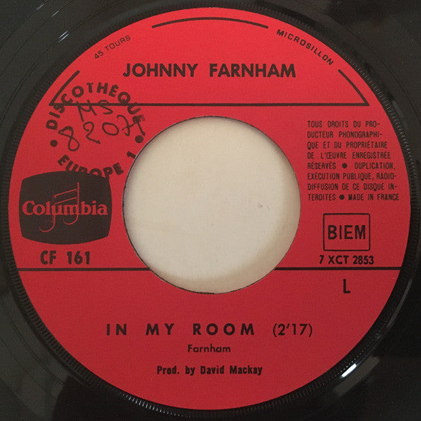 John Farnham : Sadie (The Cleaning Lady) (7", Single)