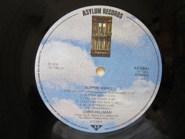 Chris Hillman : Slippin' Away (LP, Album)