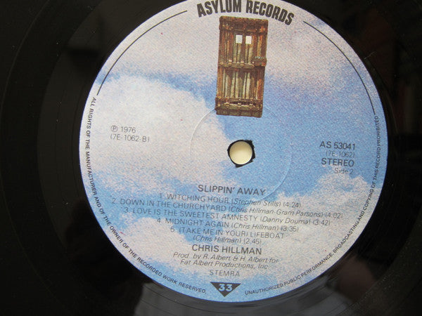 Chris Hillman : Slippin' Away (LP, Album)