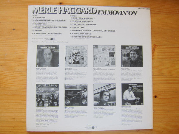 Merle Haggard : I'm Movin'On (LP, Comp)