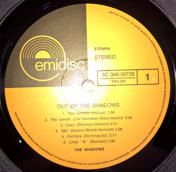 The Shadows : Out Of The Shadows (LP, Album)
