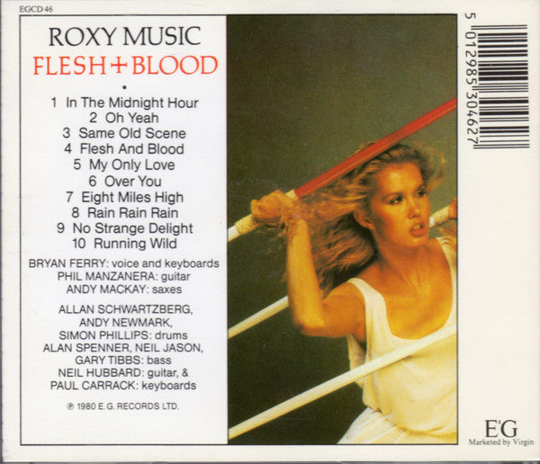 Roxy Music : Flesh + Blood (CD, Album, RE, Sil)