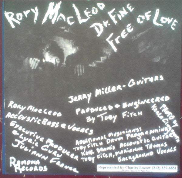 Rory MacLeod : Dr Fine / Free Of Love (7", Single, Cle)
