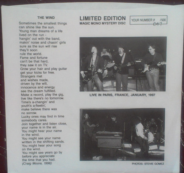 Gonn : Fellow Slave / The Wind (7", EP, Ltd, Num, Yel)