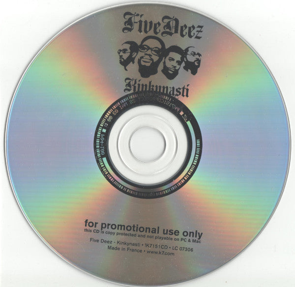 Five Deez : Kinkynasti (CD, Album, Copy Prot., Promo)