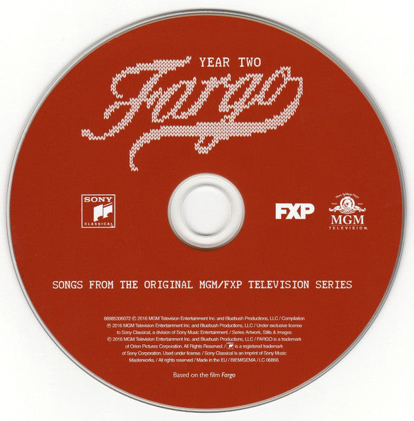 Various : Fargo Year Two (Songs From The Original MGM/FXP Television Series) (CD, Comp)