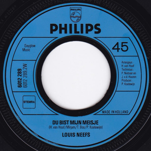 Louis Neefs : Omdat Ik Van Je Hou (7", Single)