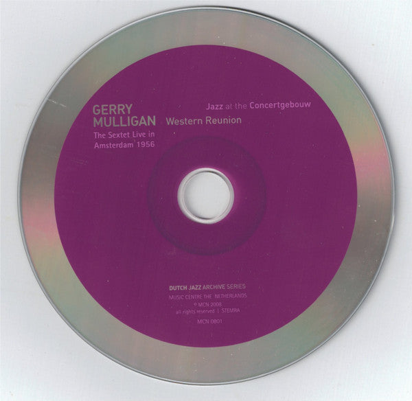 Gerry Mulligan : Western Reunion - The Sextet Live In Amsterdam  1956 (CD, Album, Dig)