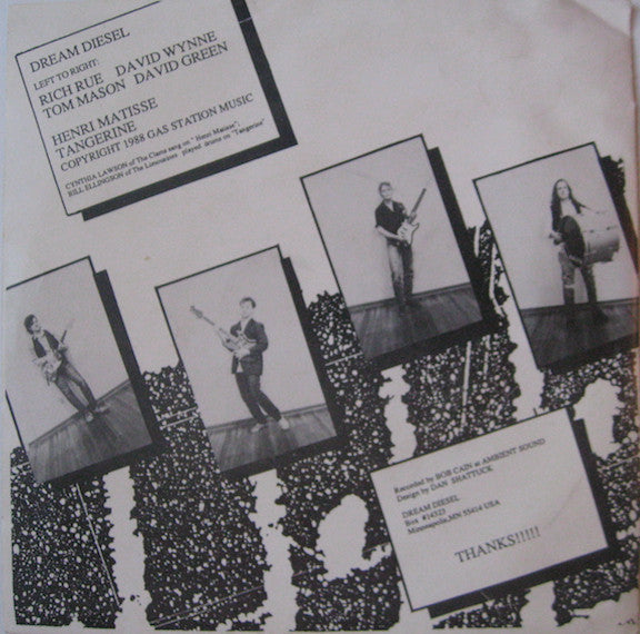 Dream Diesel : Henri Matisse / Tangerine (7", Single)