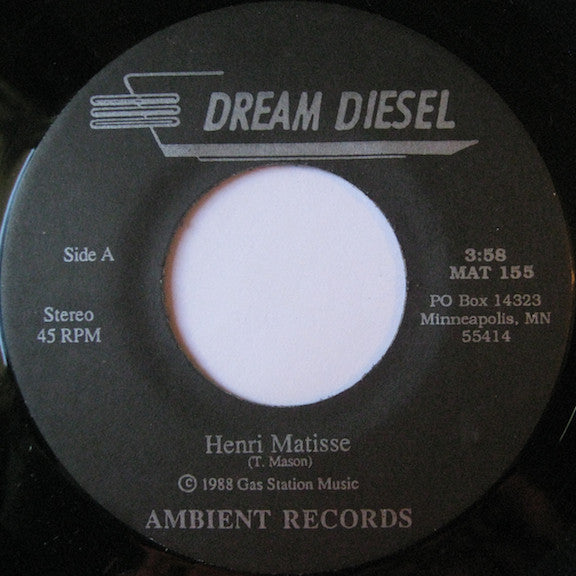 Dream Diesel : Henri Matisse / Tangerine (7", Single)