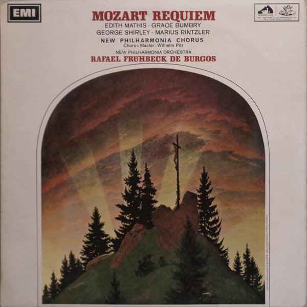 Wolfgang Amadeus Mozart - Edith Mathis - Grace Bumbry, George Shirley - Marius Rintzler, New Philharmonia Chorus, Wilhelm Pitz, New Philharmonia Orchestra, Rafael Frühbeck De Burgos : Requiem (LP, RP)