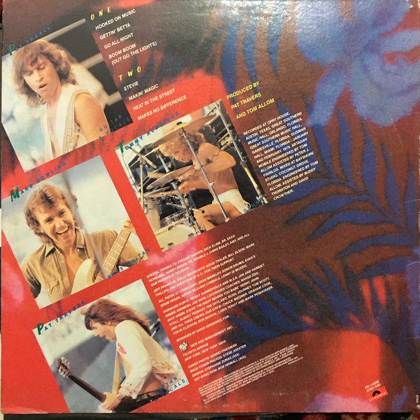 Pat Travers Band : Live! Go For What You Know (LP, Album, 18 )