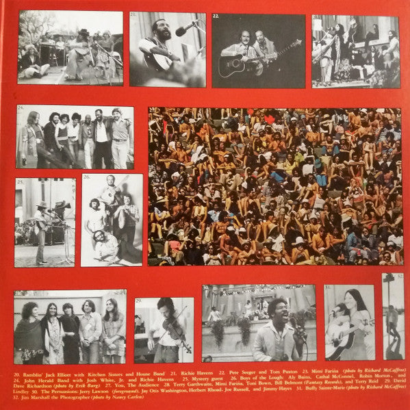 Various : Bread & Roses: Festival Of Acoustic Music (2xLP, Album, Gat)