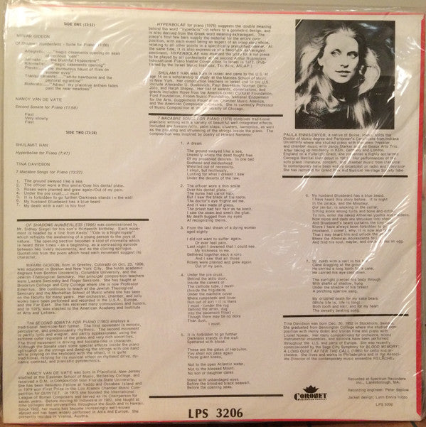 Paula Ennis-Dwyer : New Dimensions Music By Women (LP)