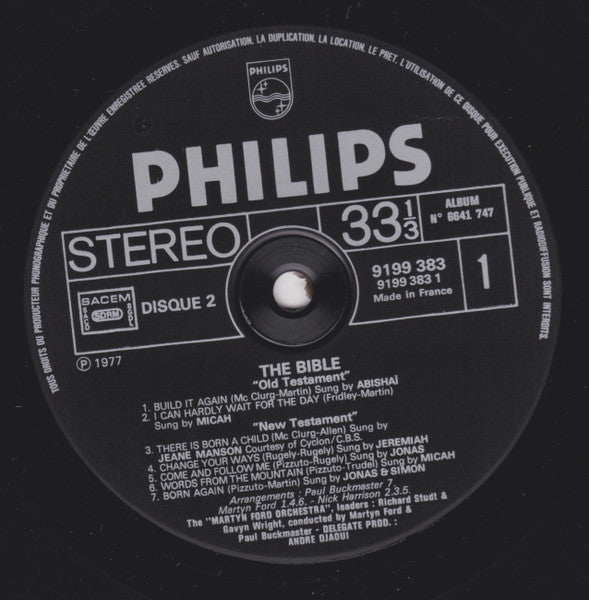 Family Of Love : The Bible (2xLP, Album, Eng)