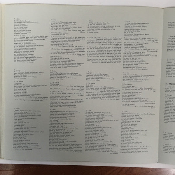 Coro De Monjes Del Monasterio De Santo Domingo De Silos, Ismael Fernández De La Cuesta : Altspanische Liturgie (Ancient Spanish Liturgy);Misa Mozarabe; Melodias Liturgicas (LP, Gat)