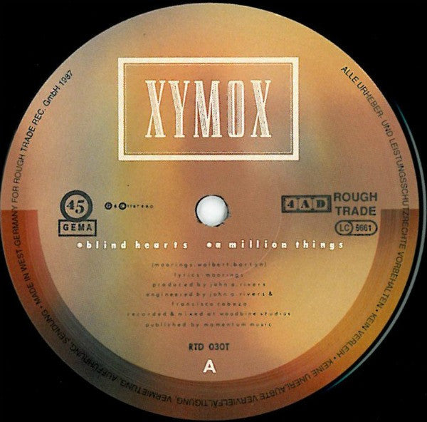 Xymox : Blind Hearts (12", Single)