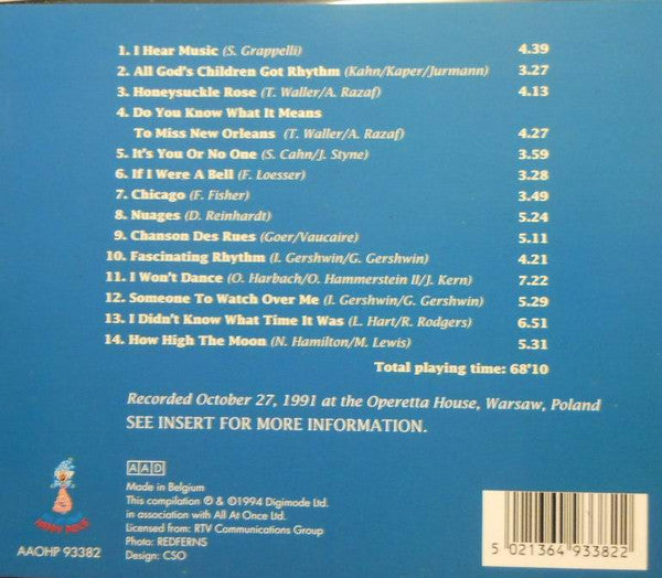 Stéphane Grappelli : Nuages: Live In Warsaw (CD, Album)