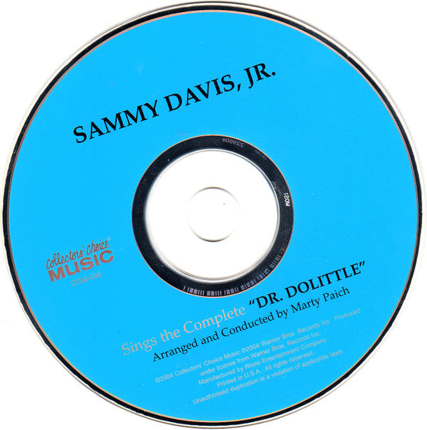 Sammy Davis Jr. : Sings The Complete "Dr. Dolittle" (CD, RE)