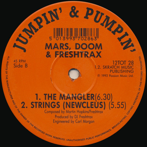 Mars, Doom & Freshtrax* : Intensity (12")