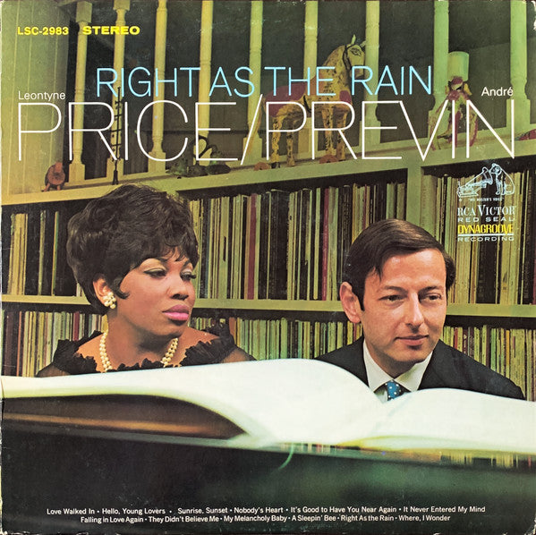 Leontyne Price, André Previn : Right As The Rain (LP, Album, RE, Ind)