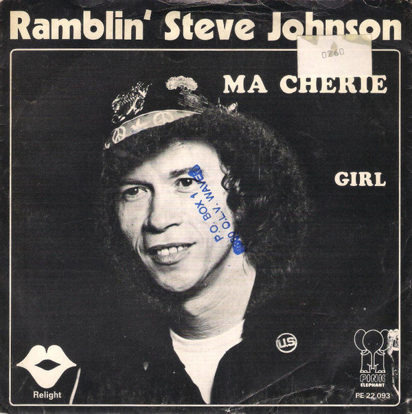 Ramblin' Steve Johnson : Ma Cherie (7", Single)