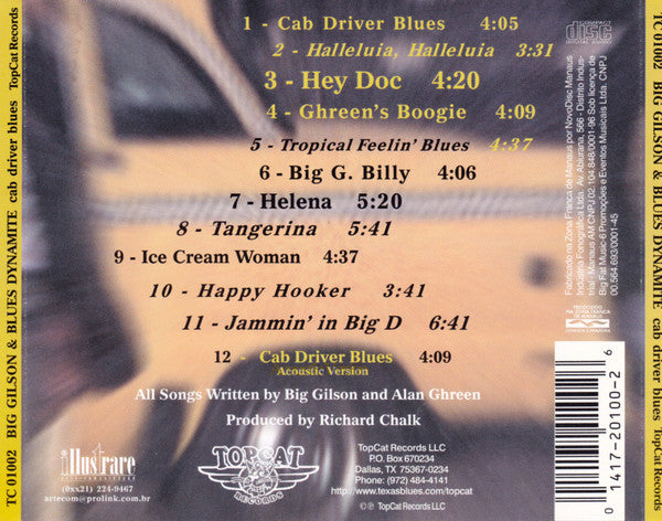 Big Gilson & Blues Dynamite : Cab Driver Blues (CD, Album)