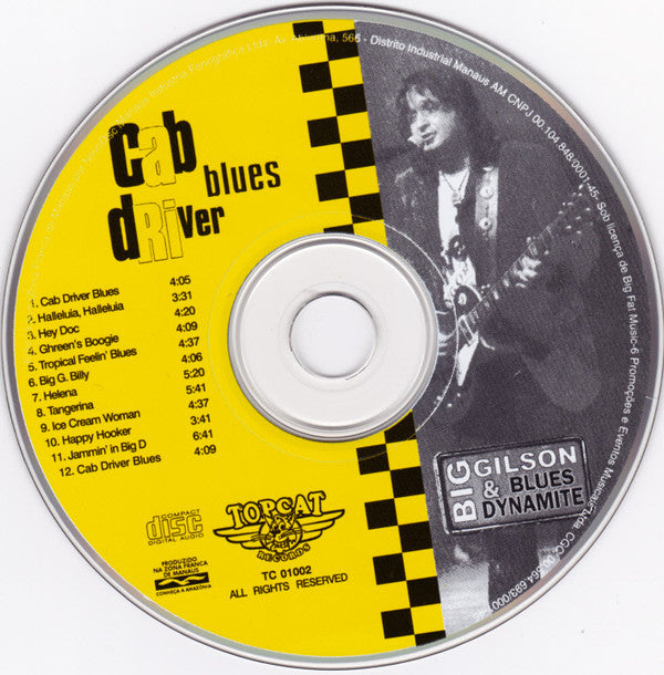 Big Gilson & Blues Dynamite : Cab Driver Blues (CD, Album)