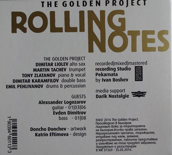 The Golden Project : Rolling Notes  (CD, Album, Dig)