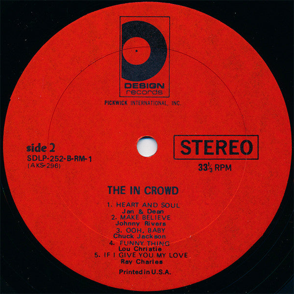 Various : The In Crowd (LP, Comp)