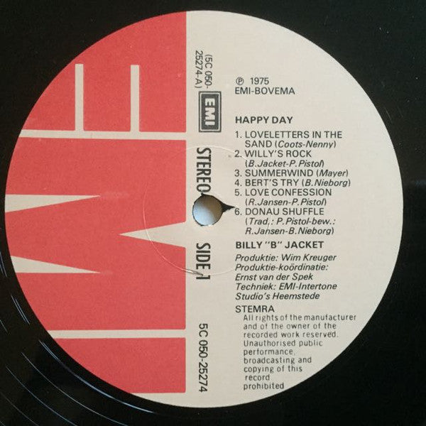 Billy "B" Jacket : Happy Day (LP, Album)