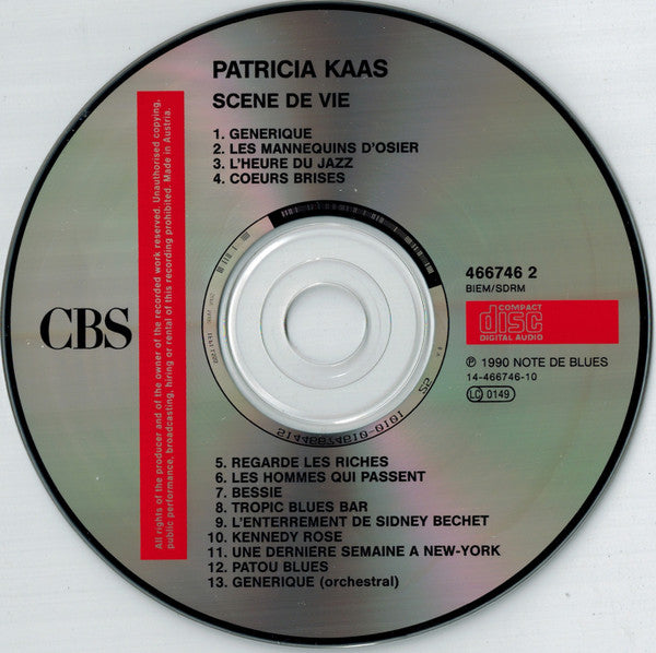 Patricia Kaas : Scène De Vie (CD, Album, RE)