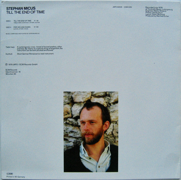 Stephan Micus : Till The End Of Time (LP, Album, 1st)