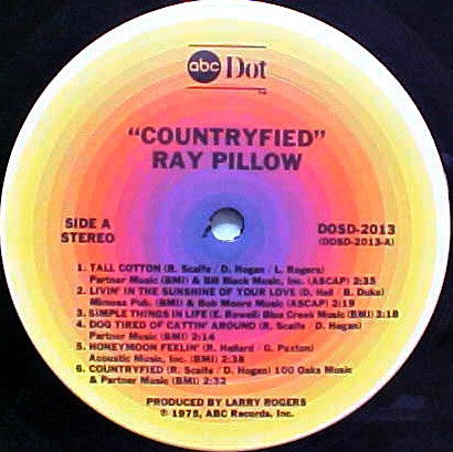 Ray Pillow : Countryfied (LP, Album)
