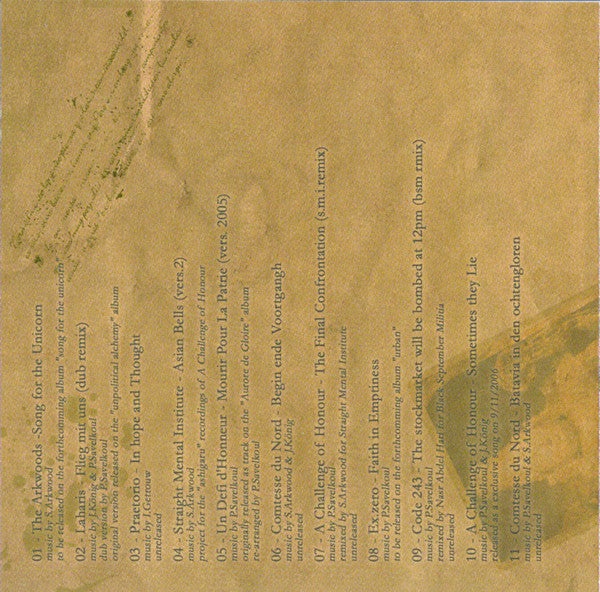 Various : Somehow They Knew... (CD, Comp, Ltd, RE, Smplr)