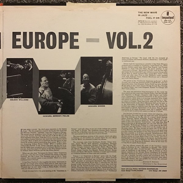 Various : Americans In Europe, Vol.2 (LP, Album, Gat)