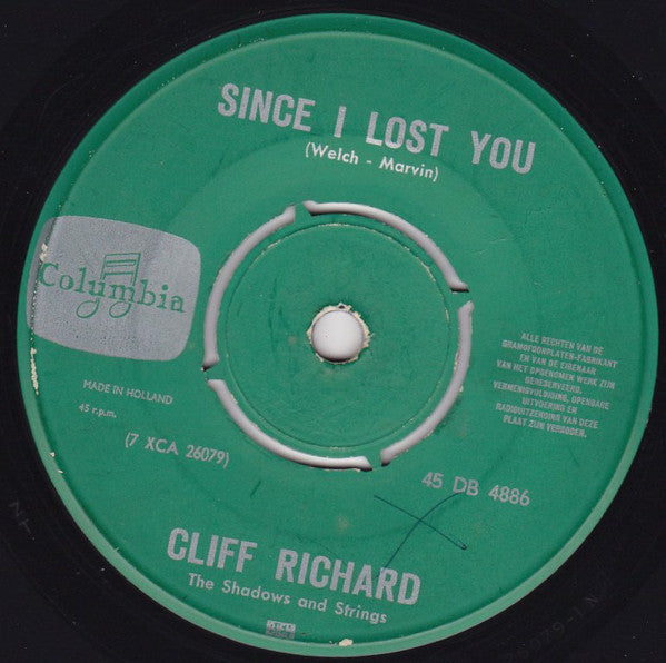 Cliff Richard & The Shadows : It'll Be Me (7", Single)