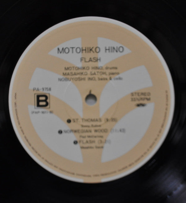 Motohiko Hino : Toko Flash (LP, Album, RE)