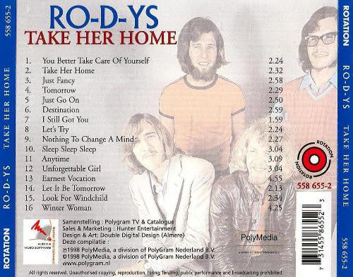Ro-D-Ys : Take Her Home (CD, Comp)