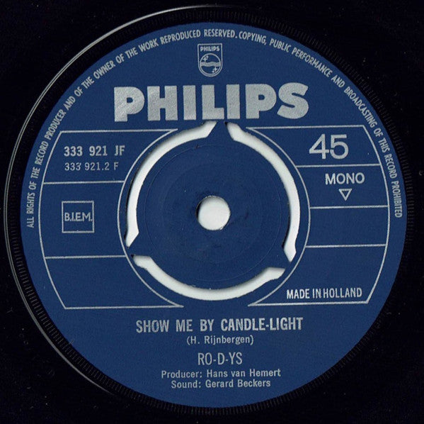 Ro-D-Ys : Sleep, Sleep, Sleep / Show Me By Candlelight (7", Mono)