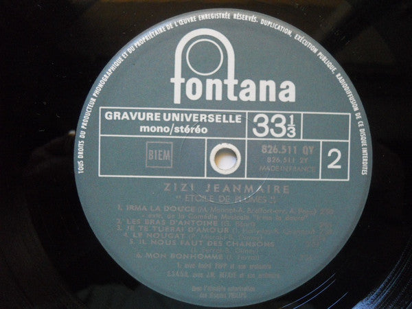 Zizi Jeanmaire : Etoile De Plumes (LP, Comp)