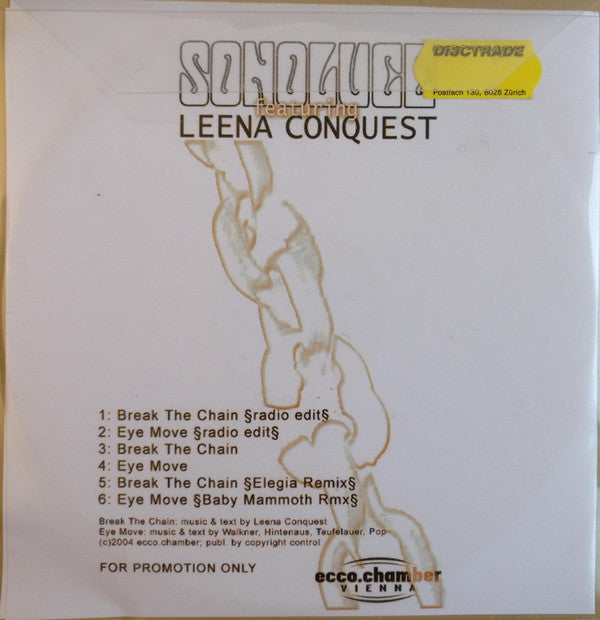Sonoluce : Break The Chain (CDr, Promo)